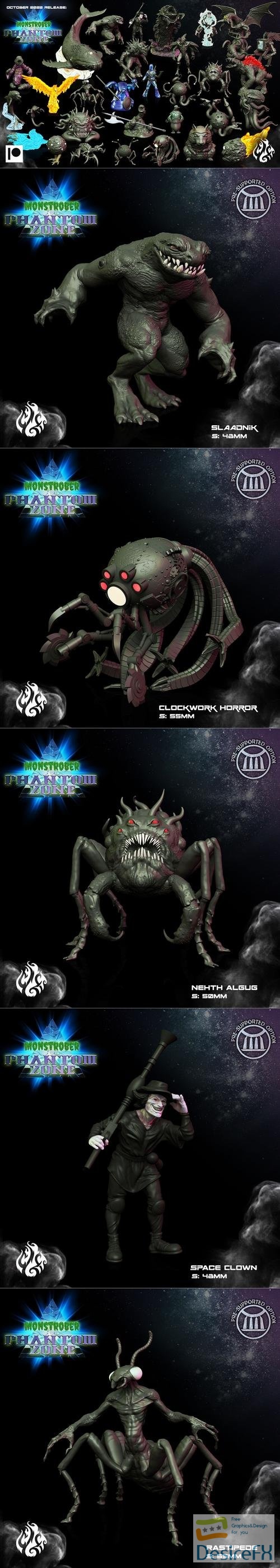 Crippled God Foundry - Monstrober Phantom Zone October 2022 – 3D Print