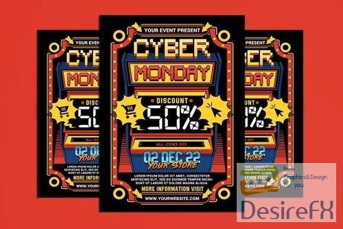 Cyber Monday Sale Flyer