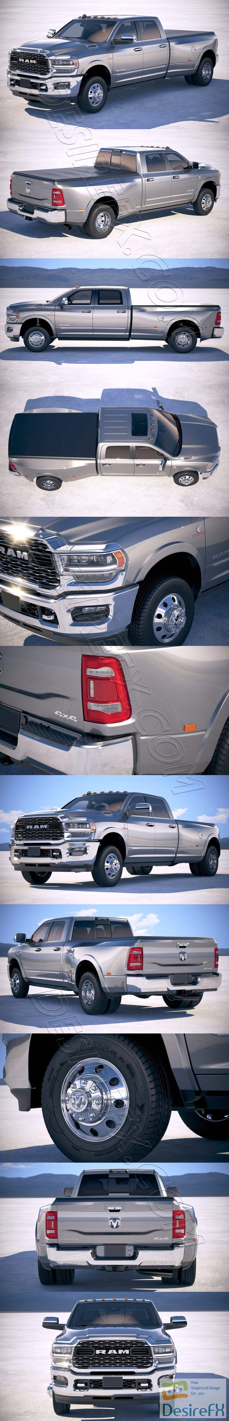 Dodge Ram 3500 HD 2019 3D Model
