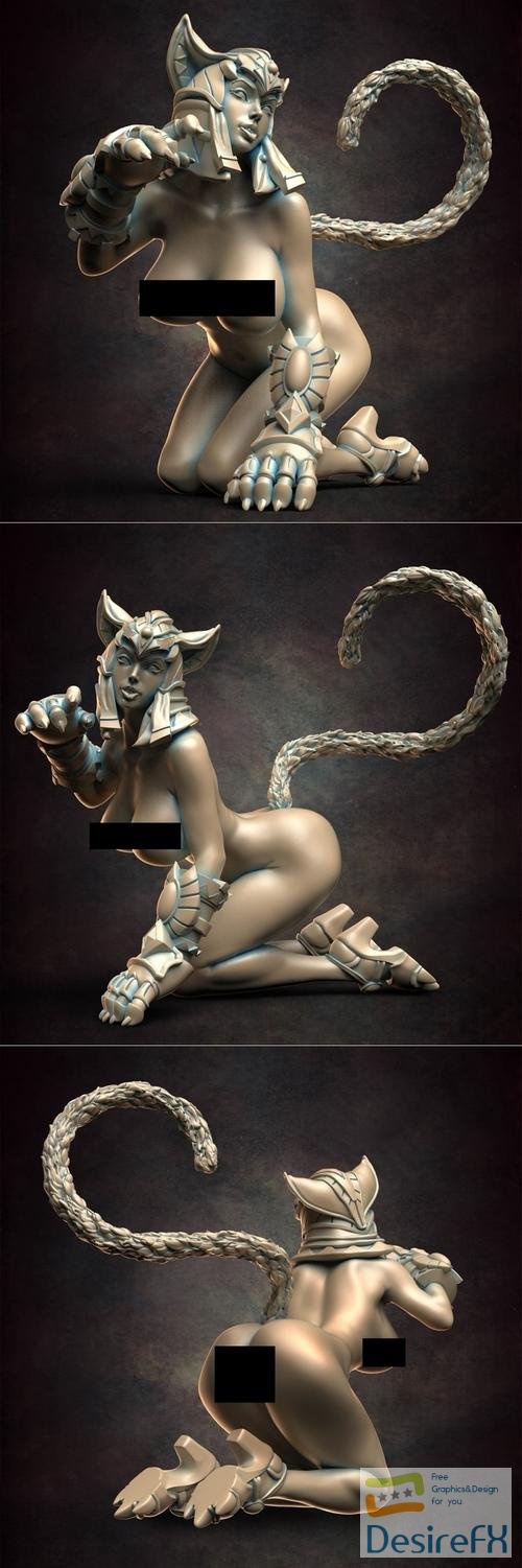 Egypt Cat Princess C NSFW – 3D Print