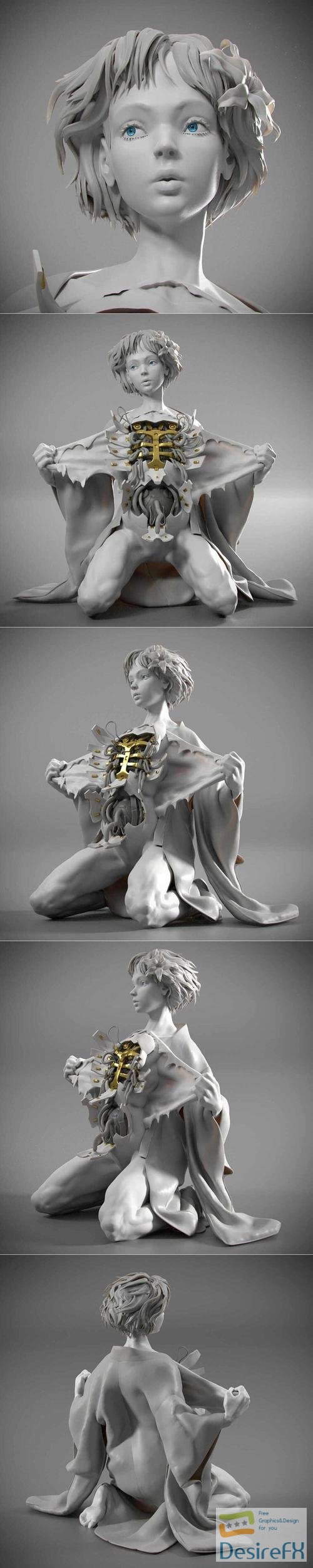 Ghost In The Shell Gynoid – 3D Print