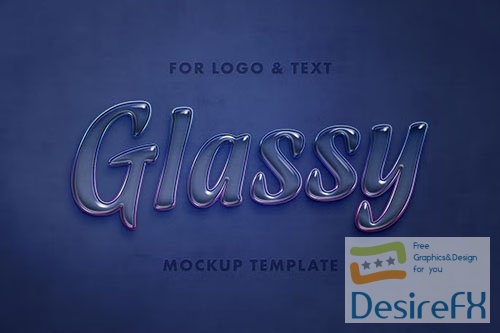 Glassy Mockup Template PSD