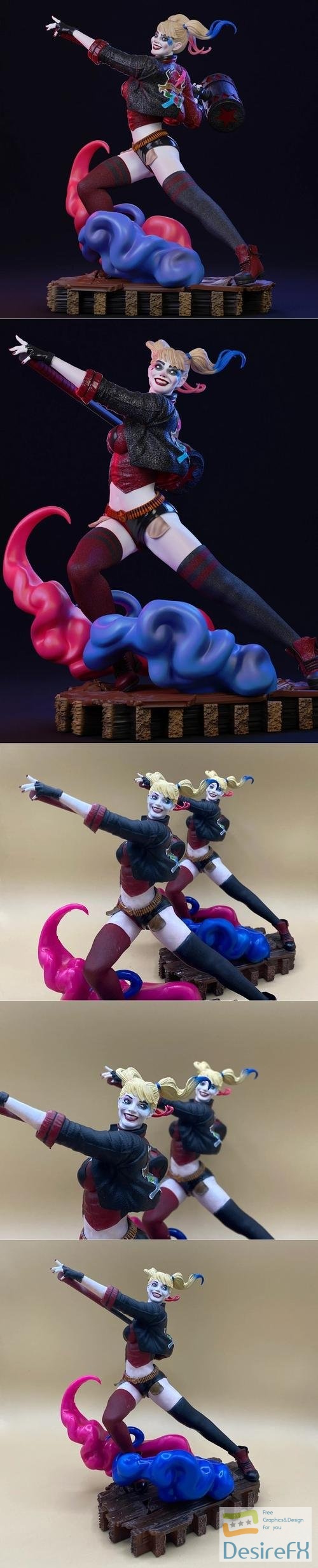 Harley Quinn Statue – 3D Print