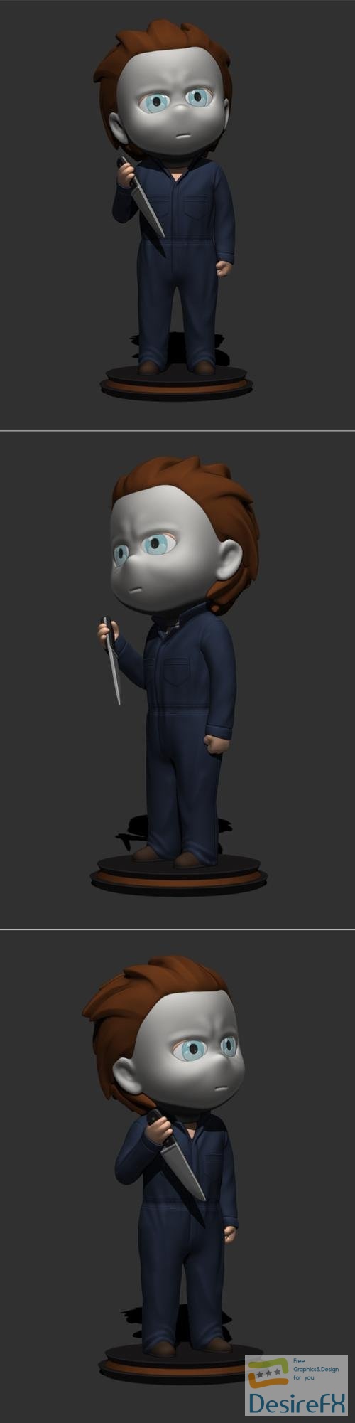 LIttle Big Head - Michael Myers – 3D Print