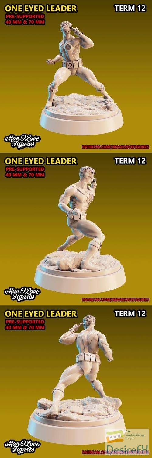 Man - Love Figures - Cyclops (One Eyed Leader) – 3D Print