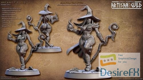 Marwina the Witch (Pinup) – 3D Print