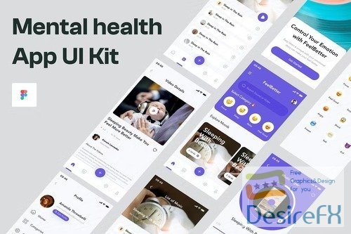 Mental Health App UI Kit