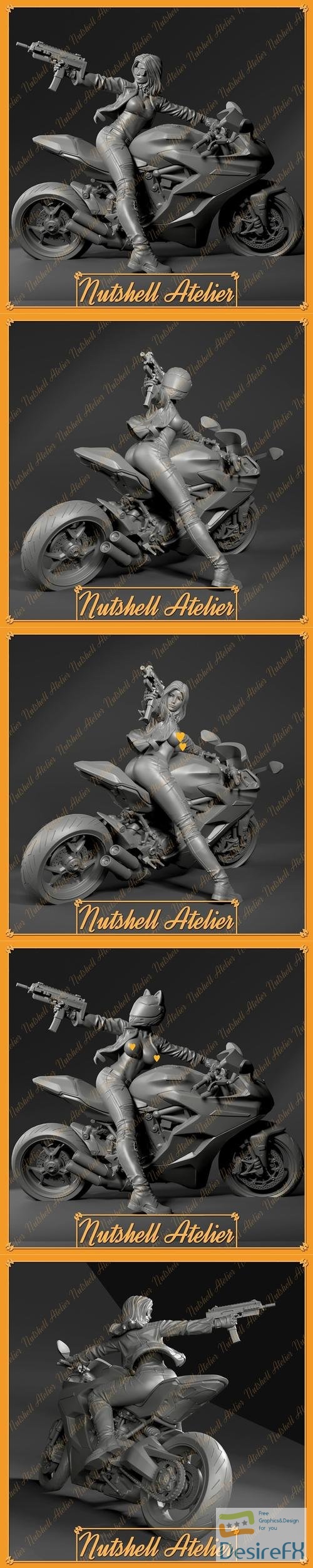 Nutshell Atelier - Biker02 – 3D Print