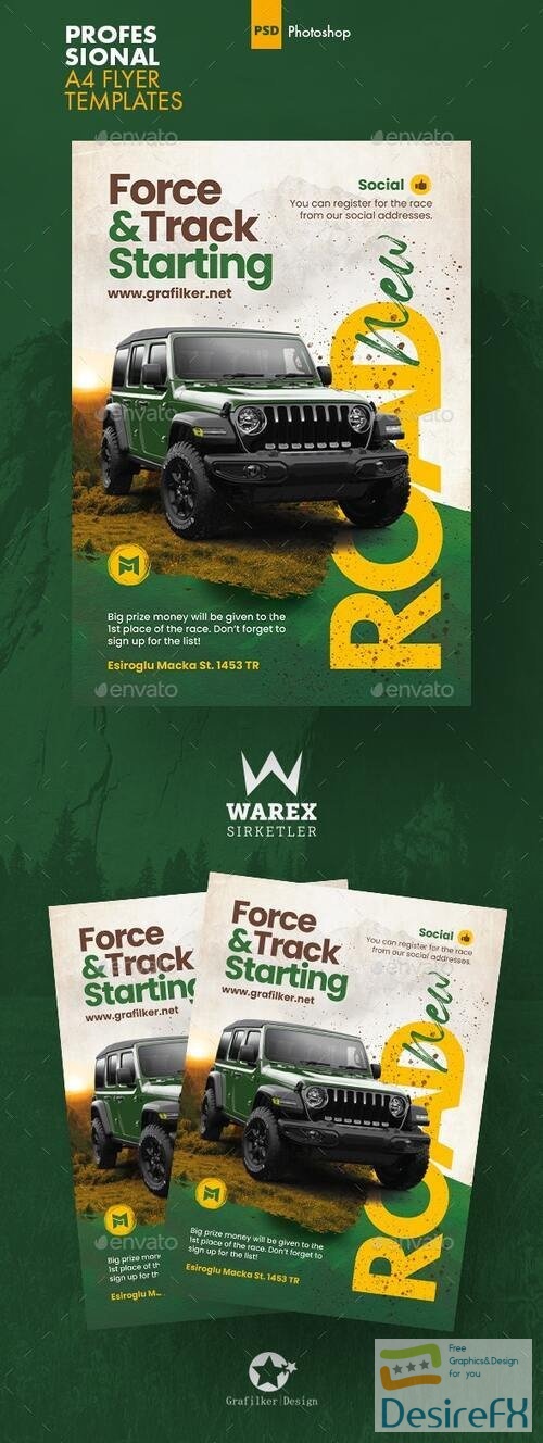 Off Road Flyer Templates 40863933