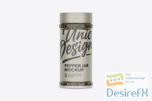 Pepper Jar Mockup