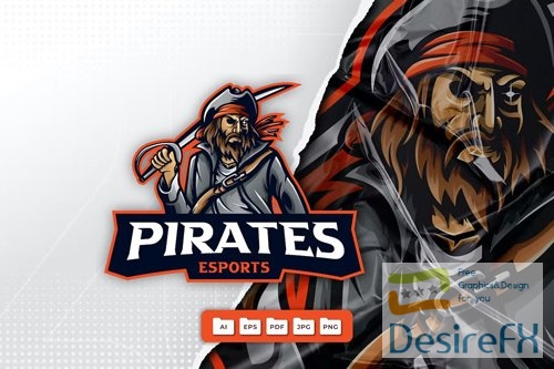 Pirates Mascot Logo Design