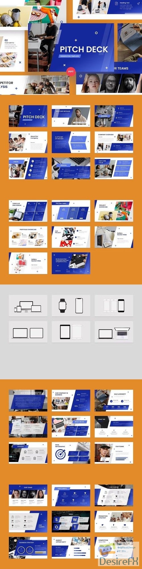 PITCH DECK PowerPoint Template