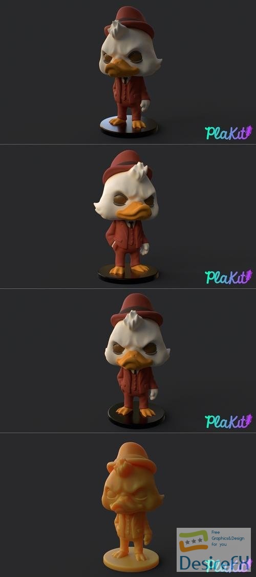 PlaKit Howard The Duck – 3D Print