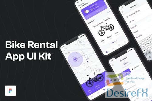 Rent Bike App UI Kit