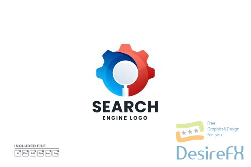 Search Engine Logo PSD