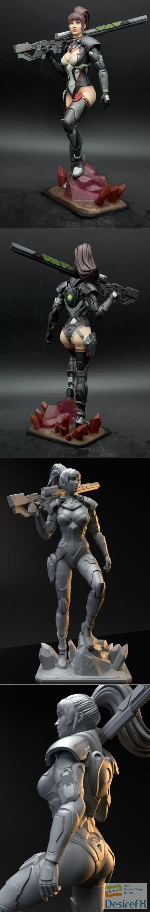 Sogeky - Elite Sniper Fanart – 3D Print