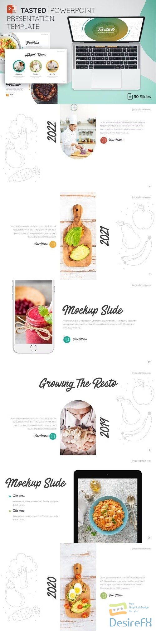 Tasted - Powerpoint Presentation Template