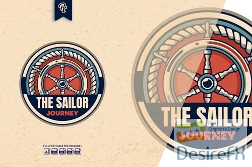 The Sailor Badge Logo