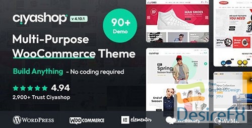 ThemeForest - CiyaShop v4.10.1 - Responsive Multi-Purpose WooCommerce WordPress Theme - 22055376 - NULLED