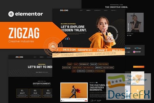 ThemeForest - Zigzag - Creative Industries Elementor Template Kit/40865872