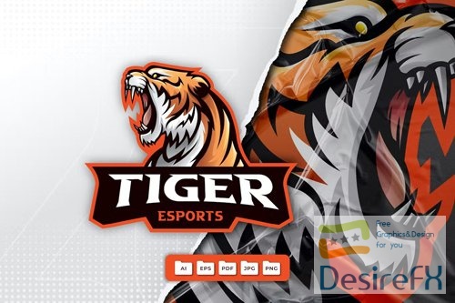 Tiger Mascot Logo Design