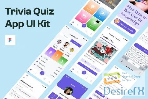 Trivia and Quiz App UI Kit