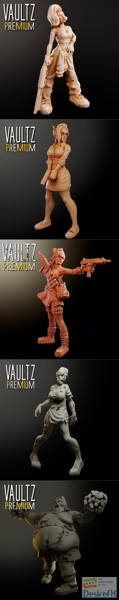 Vault Z - Premium Level Models – 3D Print