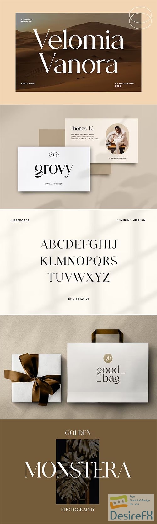Velomia Vanora Modern Serif Font OTF