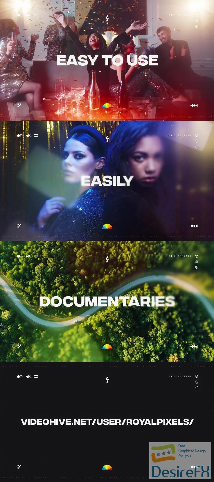 Videohive Light Leaks Transitions 38786029