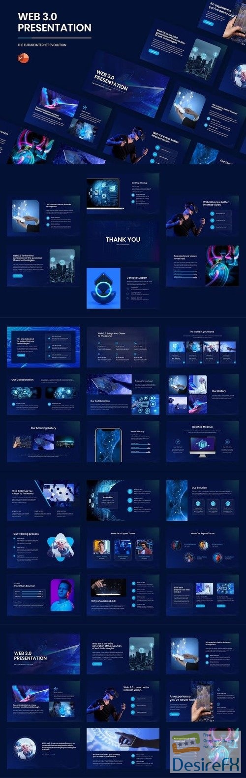 WEB 3.0 Powerpoint Template