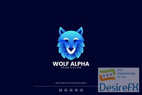 Wolf Gradient Logo