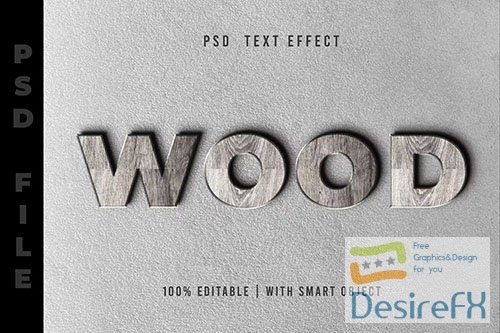 Wooden Realistic - Text Effect