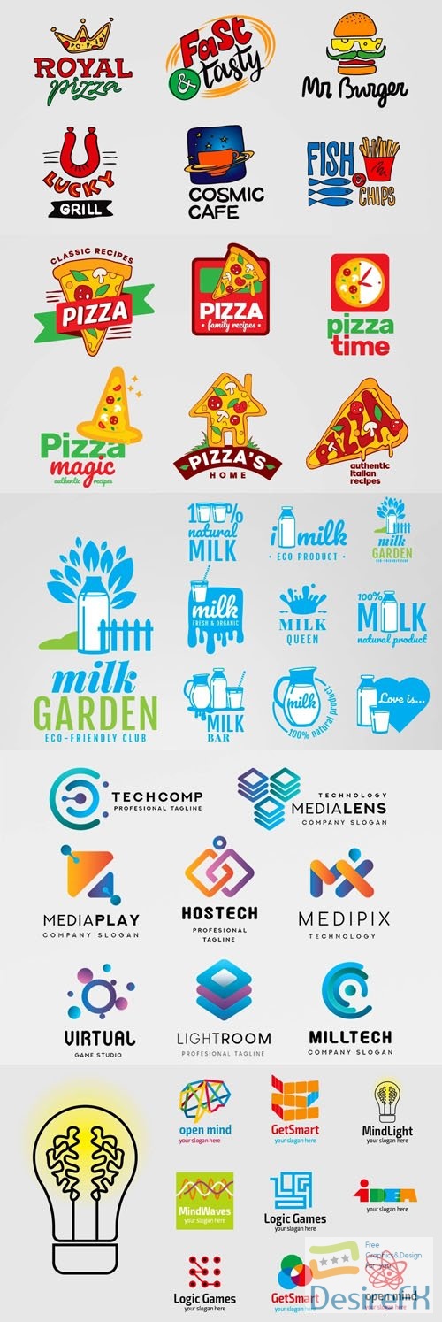 80+ Multipurpose Business Logos Templates