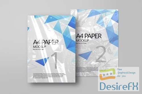 A4 Paper Mockup PSD