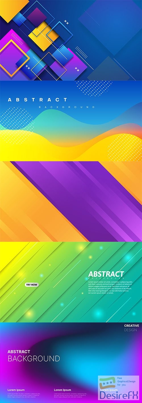 Abstract background vector illustration vol 13