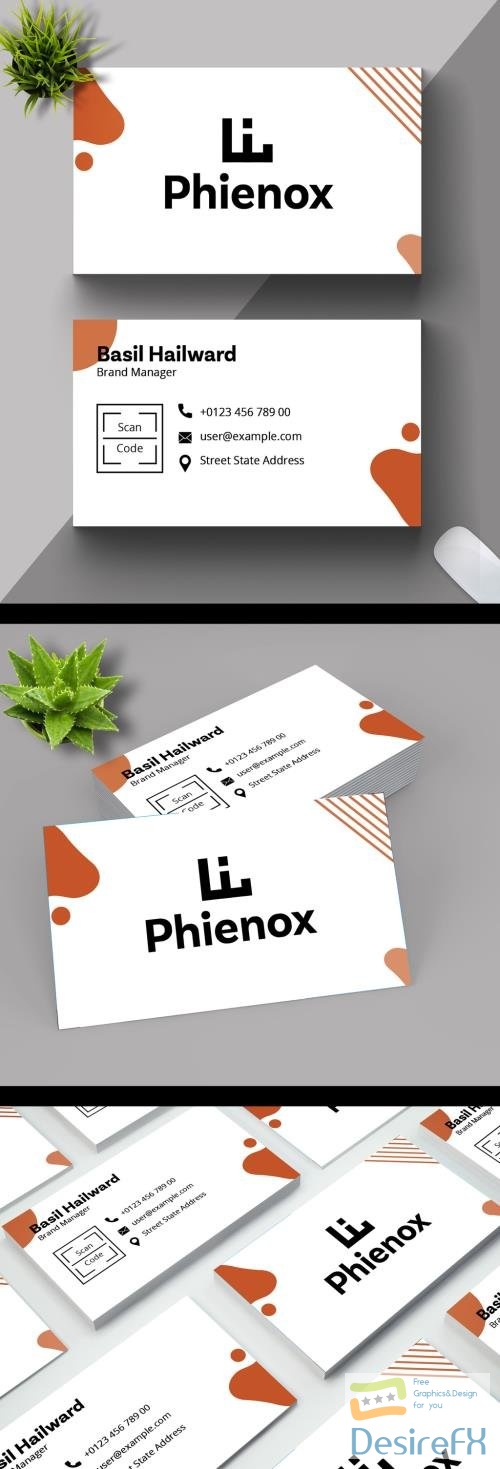 Abstract Business Card Layout 518588785 INDT