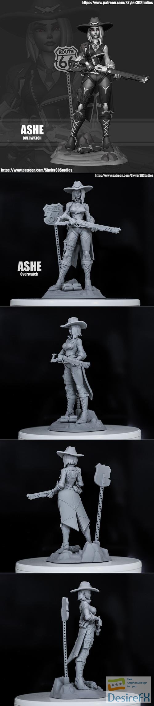 Ashe Overwatch – 3D Print
