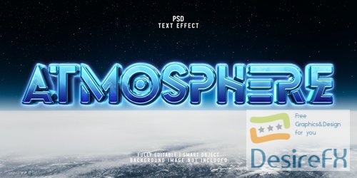 Atmosphere 3d scifi text effect style template