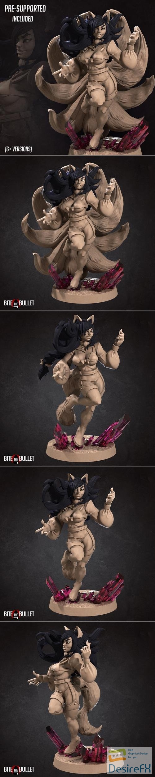 Bite the Bullet - the Foxfolk Maid (Human) – 3D Print
