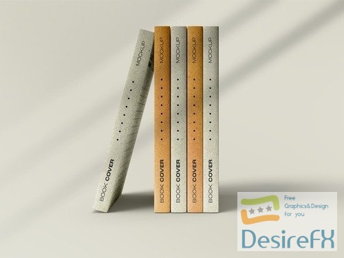 Book Catalog Magazine Cover Mockup with Editable Background and Overlay Shadow 527670402 PSDT