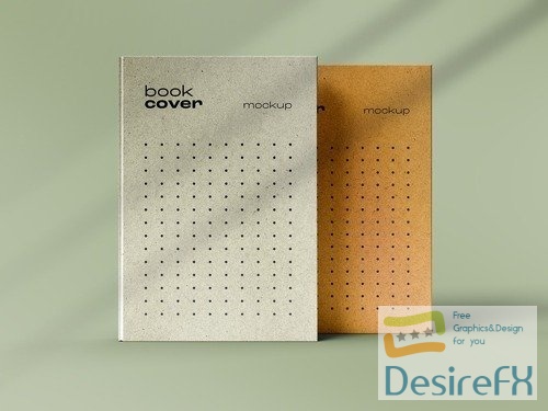 Book Catalog Magazine Cover Mockup with Editable Background and Overlay Shadow 527670404 PSDT