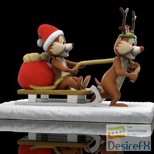 Chip and Dale – 3D Print