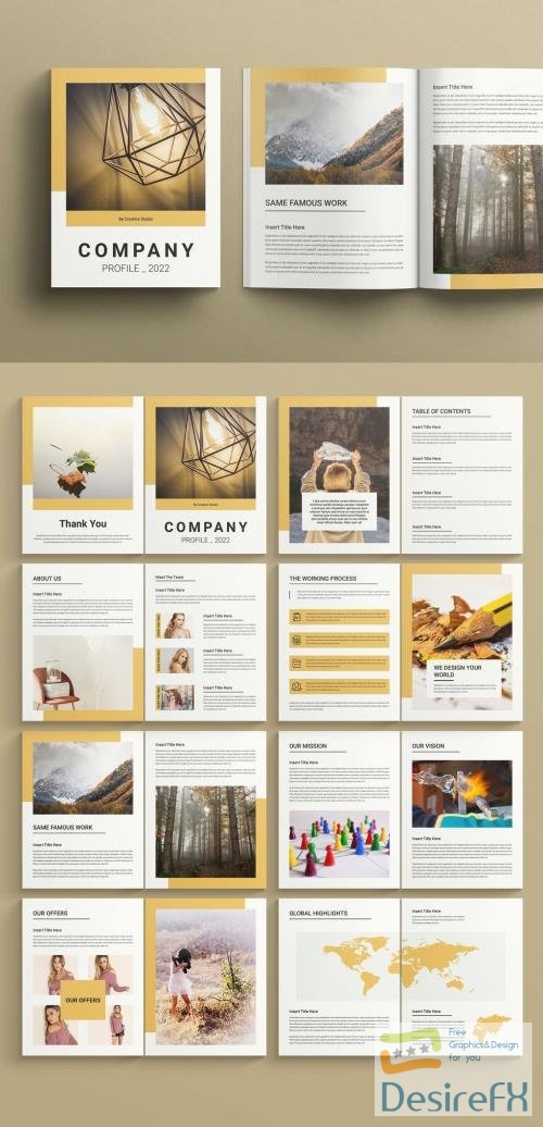 Company Profile Brochure Layout 518149086 INDT