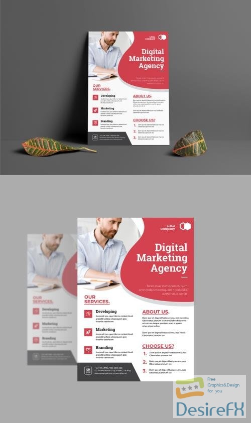 Corporate Business Flyer Layout 518171348 INDT