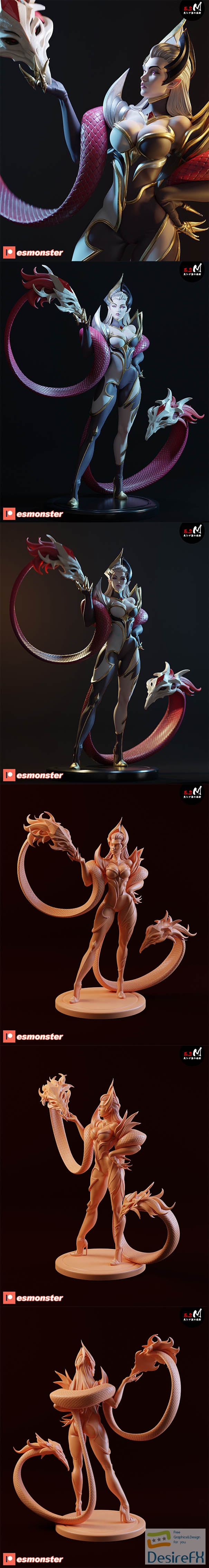 Coven Evelynn E.S Monster 3D Print