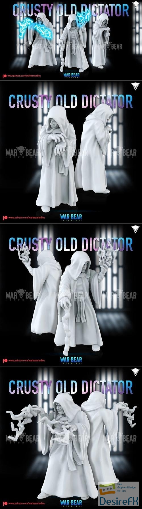 Crusty Old Dictator – 3D Print