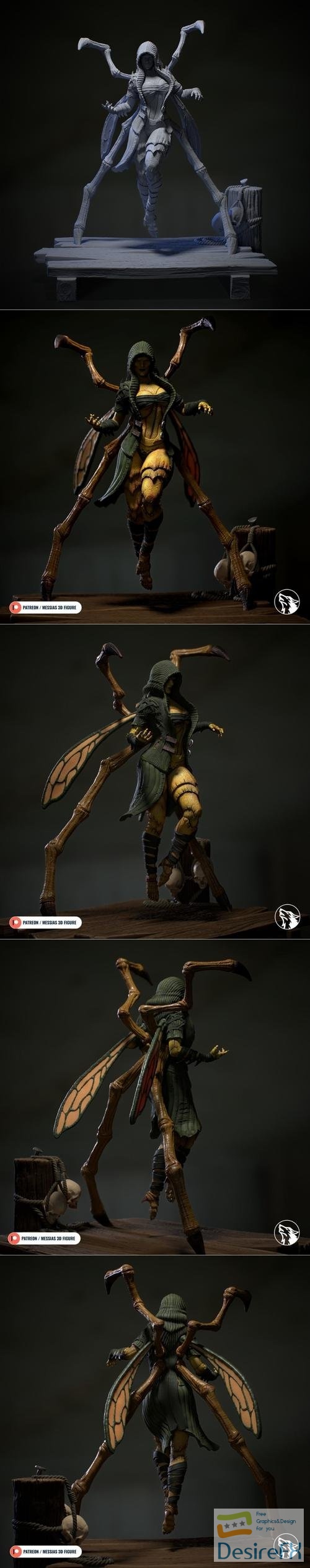 D-Vorah Mortal Kombat – 3D Print