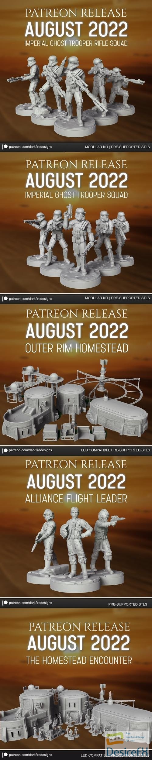 Dark Fire - The Homestead Encounter August 2022 – 3D Print