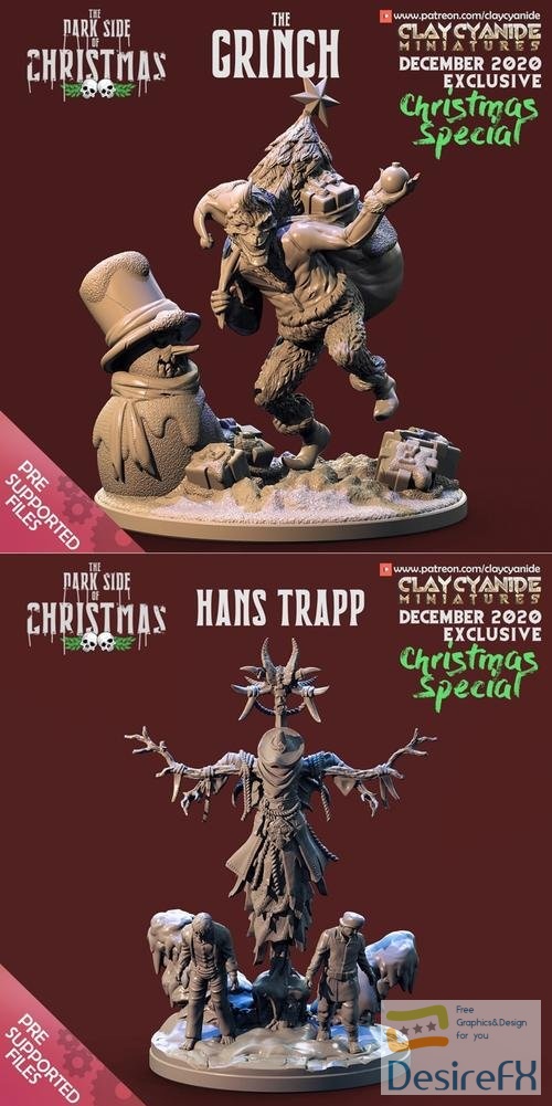 Dark side of Christmas - Grinch and Hans Trapp – 3D Print