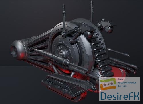 Droid Persuading Tank – 3D Print
